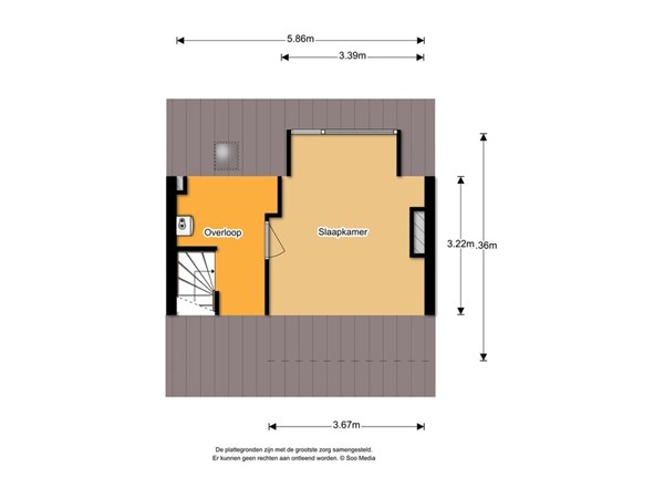 Floorplan - Vechtstraat 21, 1442 SH Purmerend